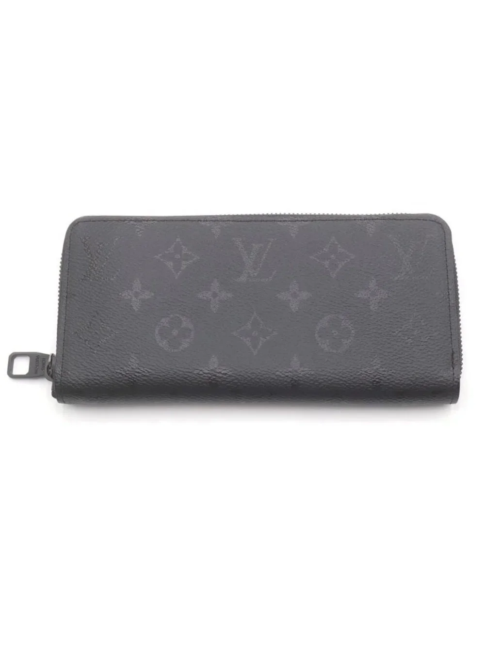 Louis Vuitton Monogram Midnight Zippy Wallet Horizontal Black Leather